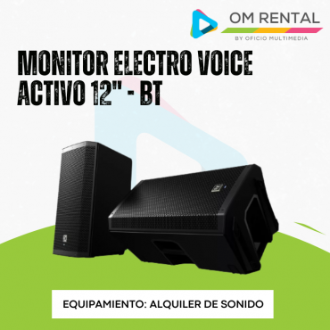 Alquiler MONITOR MONITOR ELECTRO VOICE ACTIVO 12´´ - BT - Sonido en Buenos Aires