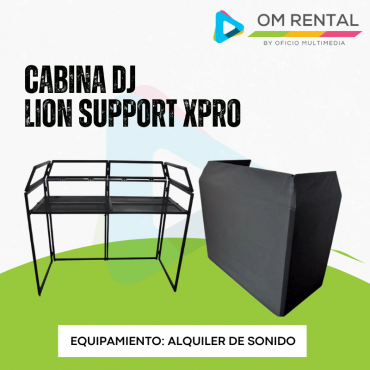 Alquiler CABINA CABINA DJ LION SUPPORT XPRO - Sonido en Buenos Aires