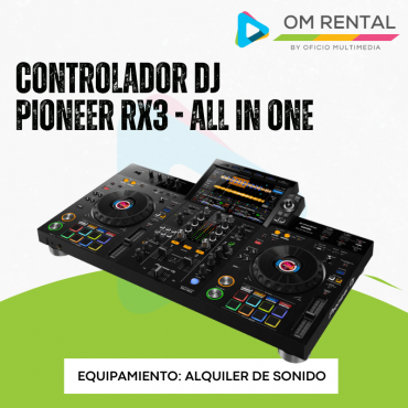 Alquiler CONTROLADOR CONTROLADOR DJ PIONEER RX3 - ALL IN ONE - Sonido en Buenos Aires